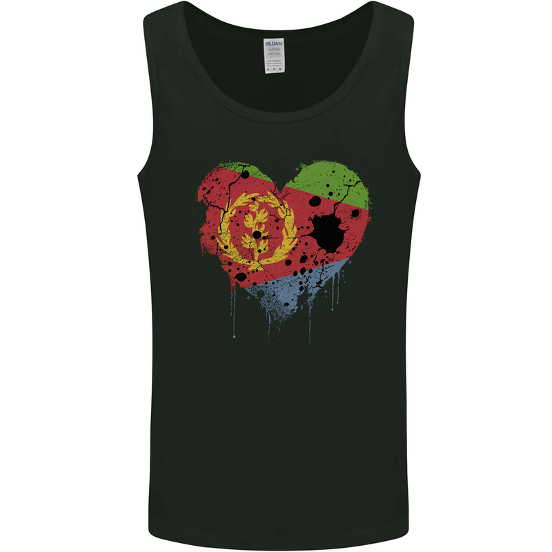Love Eritrean Flag Eritrea Flag Day Football Mens Vest Tank Top Black