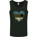 Love Estonia Flag Estonian Day Football Mens Vest Tank Top Black