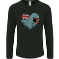 Love Fiji Flag Fijian Day Football Mens Long Sleeve T-Shirt Black