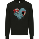 Love Fiji Flag Fijian Day Football Mens Sweatshirt Jumper Black