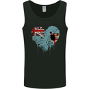 Love Fiji Flag Fijian Day Football Mens Vest Tank Top Black