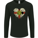 Love Flag ALDERNEY Football Mens Long Sleeve T-Shirt Black