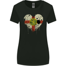 Love Flag ALDERNEY Football Womens Wider Cut T-Shirt Black