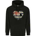 Love Flag Ajaria Football Childrens Kids Hoodie Black