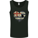 Love Flag Ajaria Football Mens Vest Tank Top Black