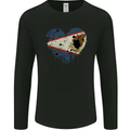 Love Flag American Samoa Football Rugby Mens Long Sleeve T-Shirt Black