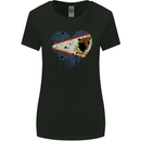 Love Flag American Samoa Football Rugby Womens Wider Cut T-Shirt Black