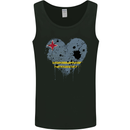 Love Flag Aruba Football Mens Vest Tank Top Black