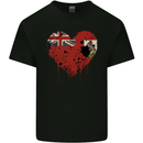 Love Flag Bermuda Football Mens Cotton T-Shirt Tee Top Black