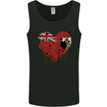 Love Flag Bermuda Football Mens Vest Tank Top Black
