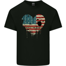 Love Flag Bikini Atoll Football Mens Cotton T-Shirt Tee Top Black