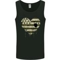 Love Flag Brittany Football Mens Vest Tank Top Black
