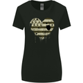 Love Flag Brittany Football Womens Wider Cut T-Shirt Black