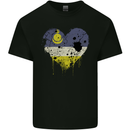 Love Flag Buryatia Football Kids T-Shirt Childrens Black