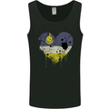 Love Flag Buryatia Football Mens Vest Tank Top Black