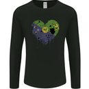 Love Flag Christmas Islands Football Mens Long Sleeve T-Shirt Black