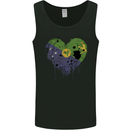 Love Flag Christmas Islands Football Mens Vest Tank Top Black