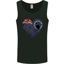 Love Flag Cook Islands Football Mens Vest Tank Top Black