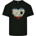 Love Flag Crimea Football Mens Cotton T-Shirt Tee Top Black