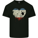 Love Flag Crimea Football Mens Cotton T-Shirt Tee Top Black