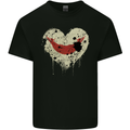 Love Flag Easter Island Football Kids T-Shirt Childrens Black