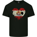 Love Flag French Polynesia Football Kids T-Shirt Childrens Black