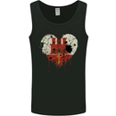 Love Flag Gibraltar Football Mens Vest Tank Top Black