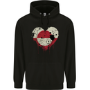 Love Flag Greenland Football Childrens Kids Hoodie Black