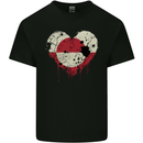 Love Flag Greenland Football Kids T-Shirt Childrens Black