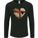 Love Flag Herm Football Mens Long Sleeve T-Shirt Black