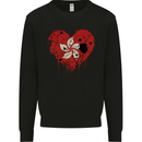 Love Flag Hong Kong Football Mens Sweatshirt Jumper Black