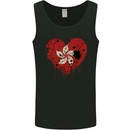 Love Flag Hong Kong Football Mens Vest Tank Top Black