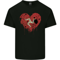 Love Flag Isle of Man Football Mens Cotton T-Shirt Tee Top Black