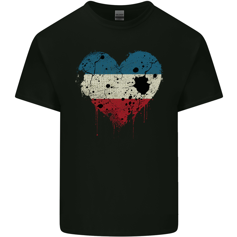 Love Flag Los Altos Football Mens Cotton T-Shirt Tee Top Black