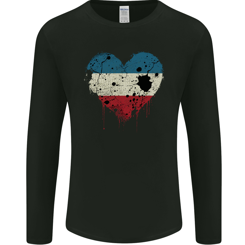 Love Flag Los Altos Football Mens Long Sleeve T-Shirt Black