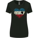 Love Flag Los Altos Football Womens Wider Cut T-Shirt Black