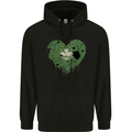 Love Flag Macau Football Childrens Kids Hoodie Black
