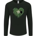 Love Flag Macau Football Mens Long Sleeve T-Shirt Black