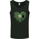 Love Flag Macau Football Mens Vest Tank Top Black