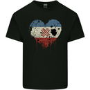 Love Flag Mari El Football Kids T-Shirt Childrens Black