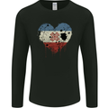 Love Flag Mari El Football Mens Long Sleeve T-Shirt Black
