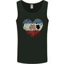 Love Flag Mari El Football Mens Vest Tank Top Black