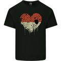 Love Flag Monaco Football Mens Cotton T-Shirt Tee Top Black