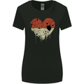 Love Flag Monaco Football Womens Wider Cut T-Shirt Black