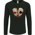 Love Flag N. Ireland Northern Ulster Football Rugby Mens Long Sleeve T-Shirt Black