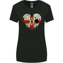 Love Flag N. Ireland Northern Ulster Football Rugby Womens Wider Cut T-Shirt Black