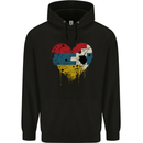 Love Flag Nagorno Karabakh Football Childrens Kids Hoodie Black