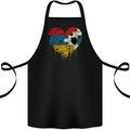 Love Flag Nagorno Karabakh Football Cotton Apron 100% Organic Black