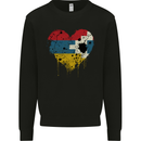 Love Flag Nagorno Karabakh Football Mens Sweatshirt Jumper Black