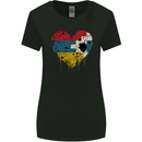 Love Flag Nagorno Karabakh Football Womens Wider Cut T-Shirt Black